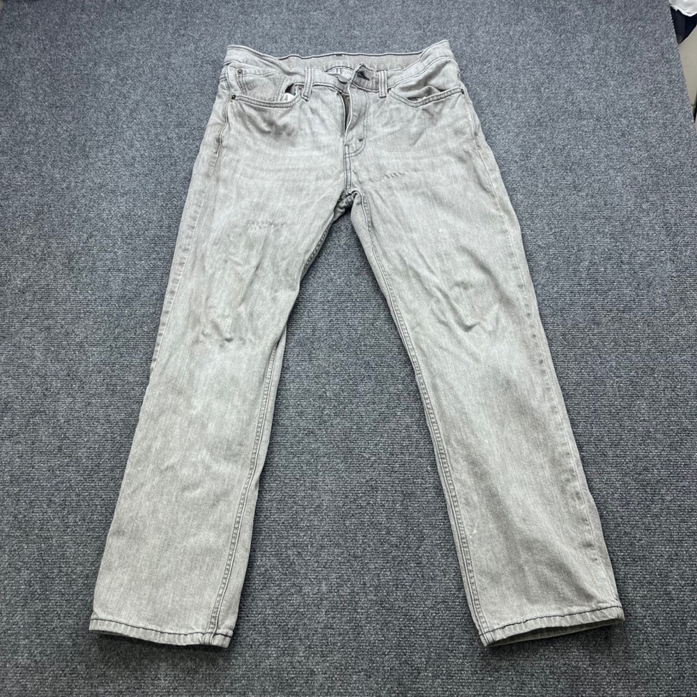 Levi's 514 Straight‎ Fit Denim Pants Grey Wash Jeans